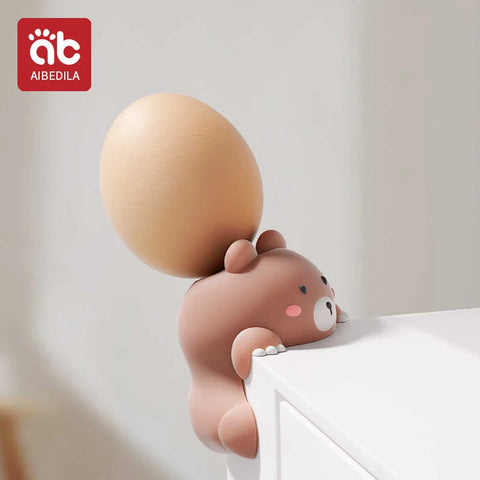 AIBEDILA Children Silicone Anti-collision Angle Cartoon Cute Safety Protection Corner Table Paste Sets of Baby Safety Protection