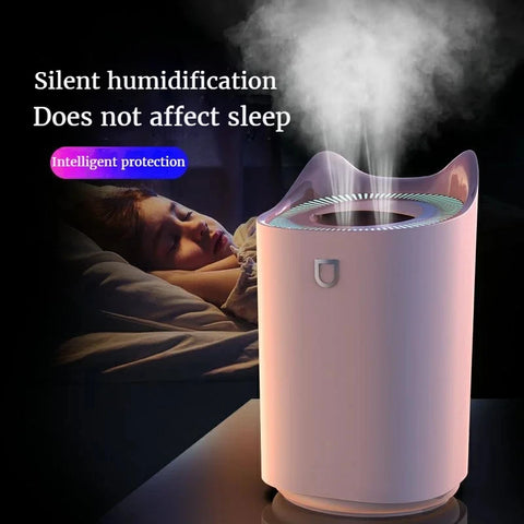 3000Ml Dual Jet Air Humidifier Large Capacity Atomizer Ultrasonic Aroma Diffuser Cool Mist Maker Air Humificador Purifier