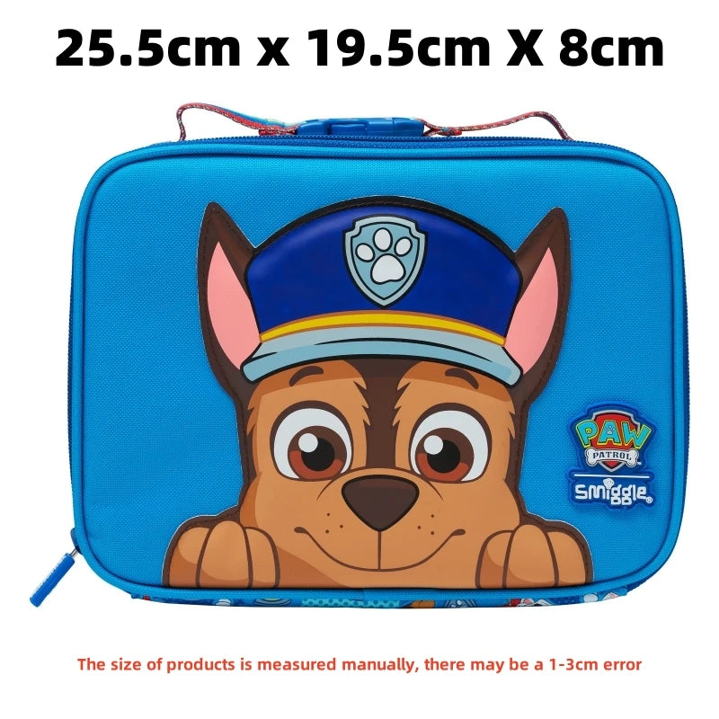 Australia Smiggle Cartoon PAW Patrol Series Children School Bag Wallet Pencil Bag Lunch Bag Water Cup AnimeBackpack Student Gift