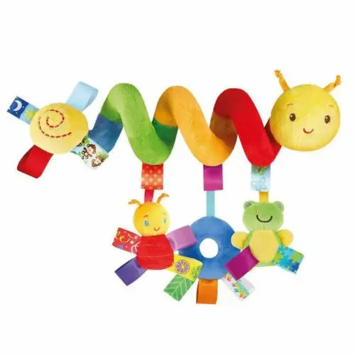 Cute Activity Musical Spiral Crib Stroller Car Seat Travel Hanging Toys Baby Boys Girls Rattles Toy