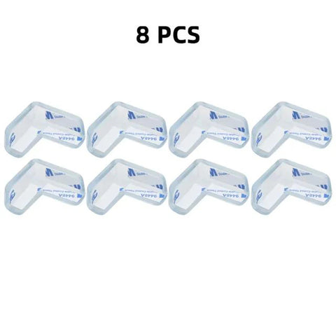 4pcs/8pcs/12pcs Children Baby Safety Silicone Protector Table Corner Edge Protector Child Anti-collision Edge Protector