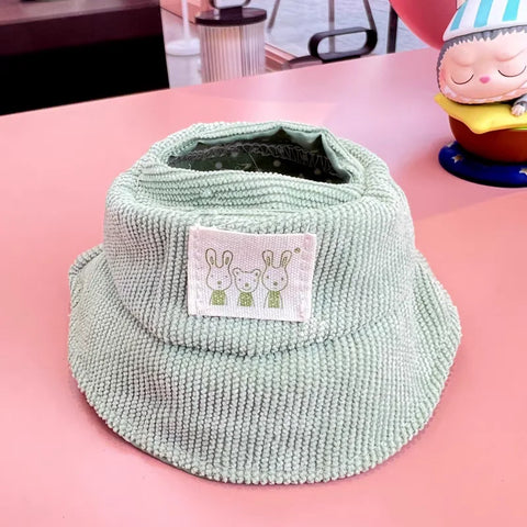 For 17cm Labubu Doll Outfit Wrinkled Skirt Flower Hairpin Set Fisherman Hat Labubu Clothes Ropa Labubu