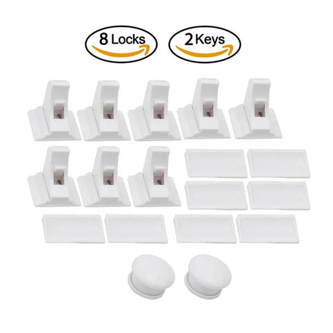 Magnetic Children's Lock for Extra Cabinet Door Safety: A Must-Have for Parents  Drawer Lock  Baby Protection  Baby Safety Lock