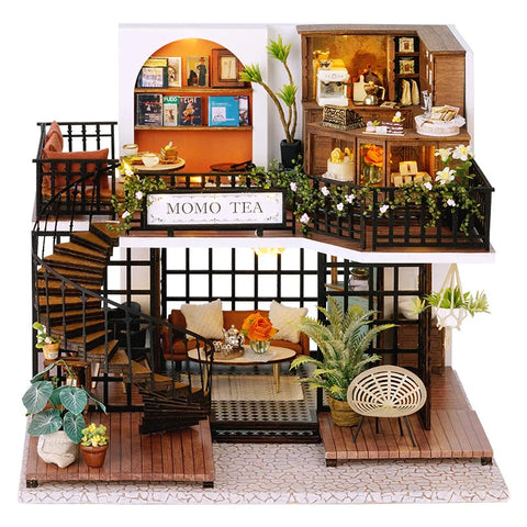 Doll House Handmade 3D Puzzle Making Building Model Kit Production And Assembly Room Toys Wooden Crafts DollHouse Birthday Gifts