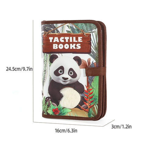 Cognitive and tactile training for children's touch books in early education