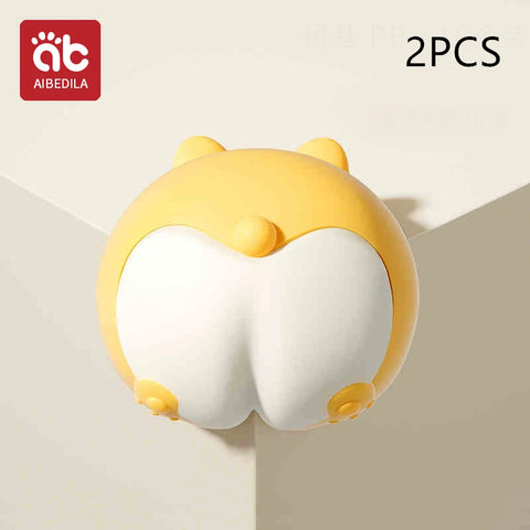 AIBEDILA Children Silicone Anti-collision Angle Cartoon Cute Safety Protection Corner Table Paste Sets of Baby Safety Protection