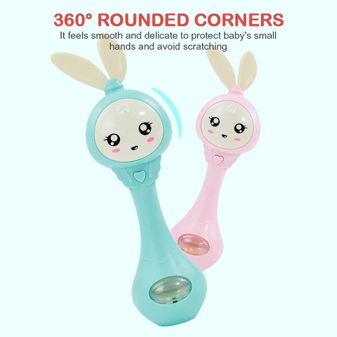 Baby Music Teether Rattle Toy for Child 0-12 Education Mobile Cot Kids Bed Bell Newborn Stroller Crib Infant Pacifier Weep Tear