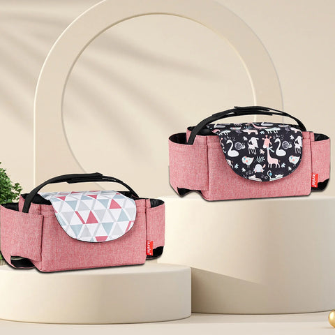 Large Capacity Mummy Storage Bag For Baby Diaper Bag Baby Care Milk Bottle Insulation Bags Stuff Collection Stroller Accessories