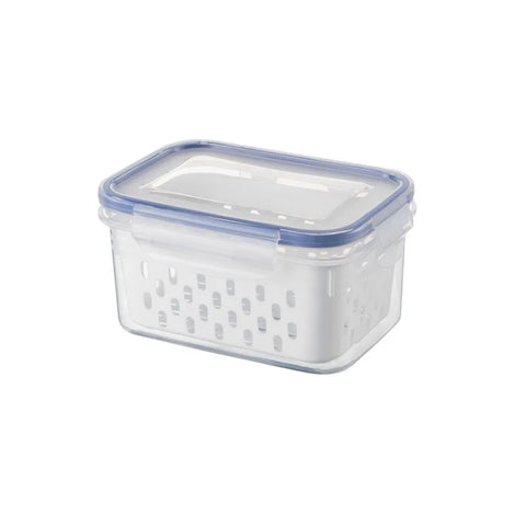 Fruit Storage Containers for Fridge with Removable Colander, Airtight Food Storage Container, Dishwasher Safe Produce Saver