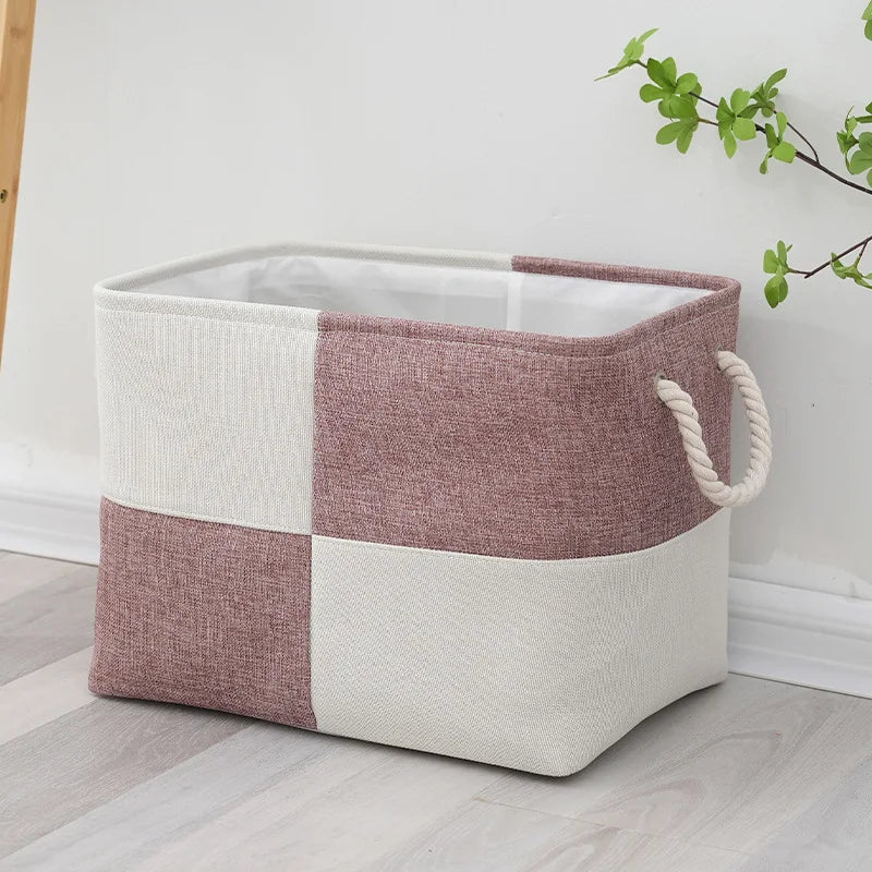 Home Supplies Sundries Sorting Basket Folding Linen Organizer Box Underwear Socks Baby Toys Storage Basket