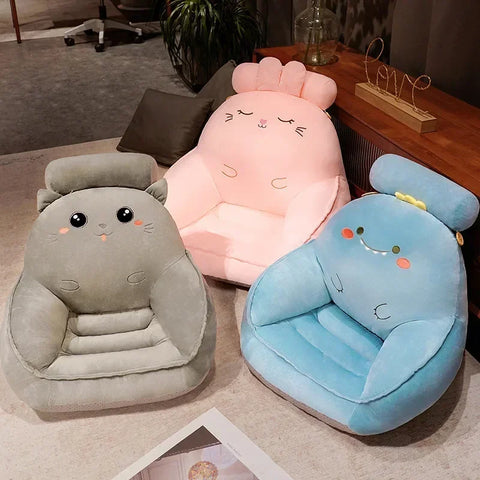 Modern Minimalist Children SofaCreative Tatami Lazy Back ChairCute Kids Chair Easy to CleanSmall Sofa for Children New Arrivals