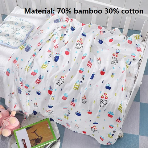 29 Designs Super Soft Cotton Muslin Baby Swaddle Blanket Skin-friendly Newborn Swaddle Wrap Baby Bedding Sheet Swaddle Blanket