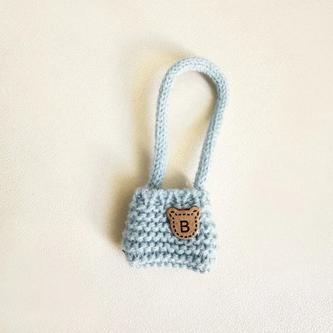 For 15-17 cm v1v2 Labubu Clothes outfit Labubu Sitting Party Bear Label Scarf Hat Bag Dolls Accessories Cute Decoration