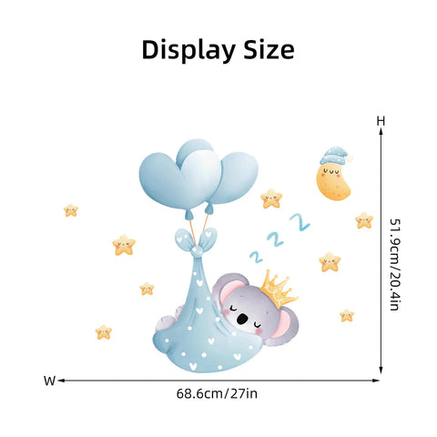 Cartoon Planet Rocket Height Measurement Wall Stickers for Kids Room Baby Boy Room Height Roller Grow Up Chart Wall Decals Mural