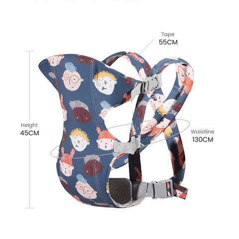 Multi-Functional Baby Carrier Front Carry Horizontal Waist Stool Newborn Carriers Breathable Adjustable Ergonomic Babies Items