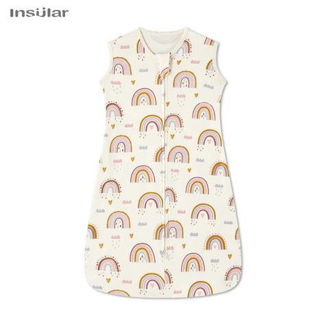 Sleeveless Vest Baby Sleeping Bag Cotton Thin Breathable Pajamas Anti-Kicking Cocoon for Newborn Envelope Sleep Sack Bedding