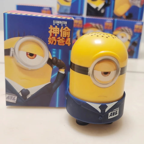 New Despicable Me 4 Minions Cute Action Figure Model Collectible Toy Room Decoration Kid Birthday Gifts