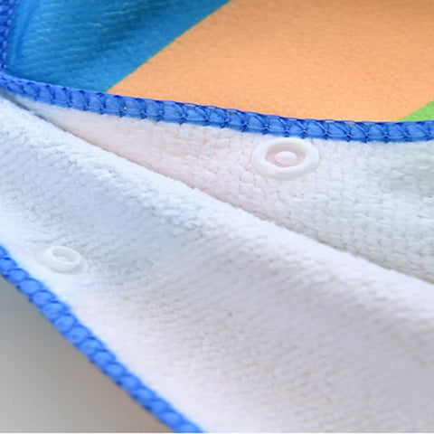 80-120cm Kids Hooded Bath Beach Poncho Towels Baby Quick Dry Bathrobe Child Cartoon Cloak Poncho Towels Microfiber Swim Cover-up