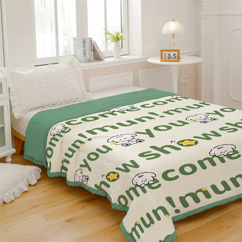 YanYangTian Summer Thin Quilt Comforter Soft Air conditioning Four-season Quilt/Duvet/Blanket Bed duvets 150 single bed quilt