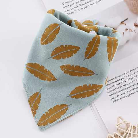 Baby Bibs Cotton Cute Animal Print Saliva Towel Bandana Bibs Newborn Teething Drooling Bib Unisex Feeding Apron For Boy Girl