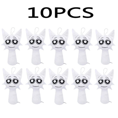 10PCS Sprunki Plush Incredibox Game Plush Kawaii Stuffed Pillow Soft Dolls Collection Room Decoration Christmas Gift Toy forKids