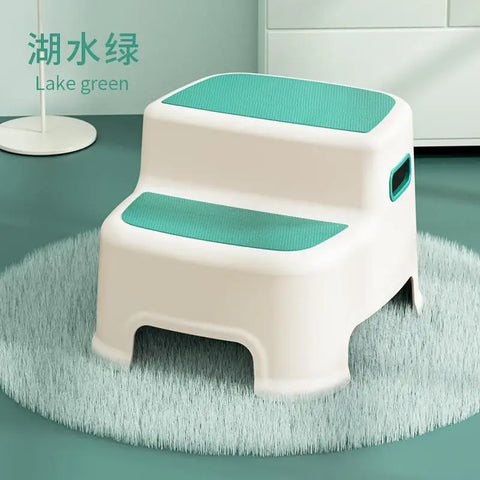 Children's Ottoman Baby Step Chair Stool Small Bench Hand Washing Step Children's Stool Non-Slip Footstool Stand Stool