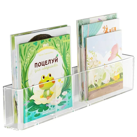 Acrylic Picture Book Display Stand Bookshelf Children's Wall Behind the Door Reading Magazine Storage Wall Hanging Bookshelf