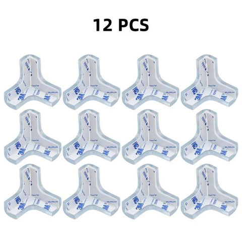 4pcs/8pcs/12pcs Children Baby Safety Silicone Protector Table Corner Edge Protector Child Anti-collision Edge Protector