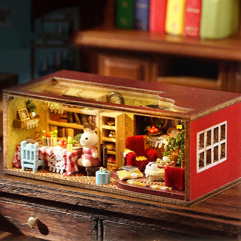 Doll House Miniature 3D Puzzle Toys For Children Handmade Assembly Models For Girls Teenagers And Boys 12+Birthday Gifts