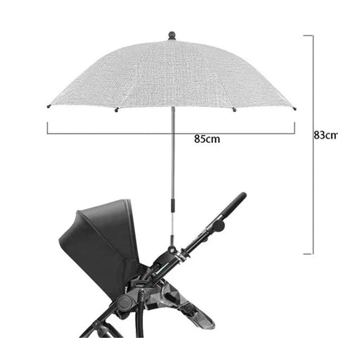 UV Protection Baby Stroller Umbrella With Clamp Universal Sunscree Rainproof Stroller Cover Umbrella  Baby Stroller Accessories