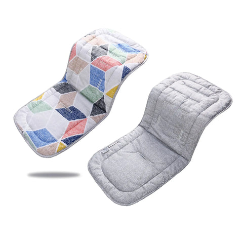 Comfortable Cotton Baby Stroller Pad Four Seasons General Soft Seat Cushion Child Cart Seat Mat Kids Pushchair Cushion For 0-27M
