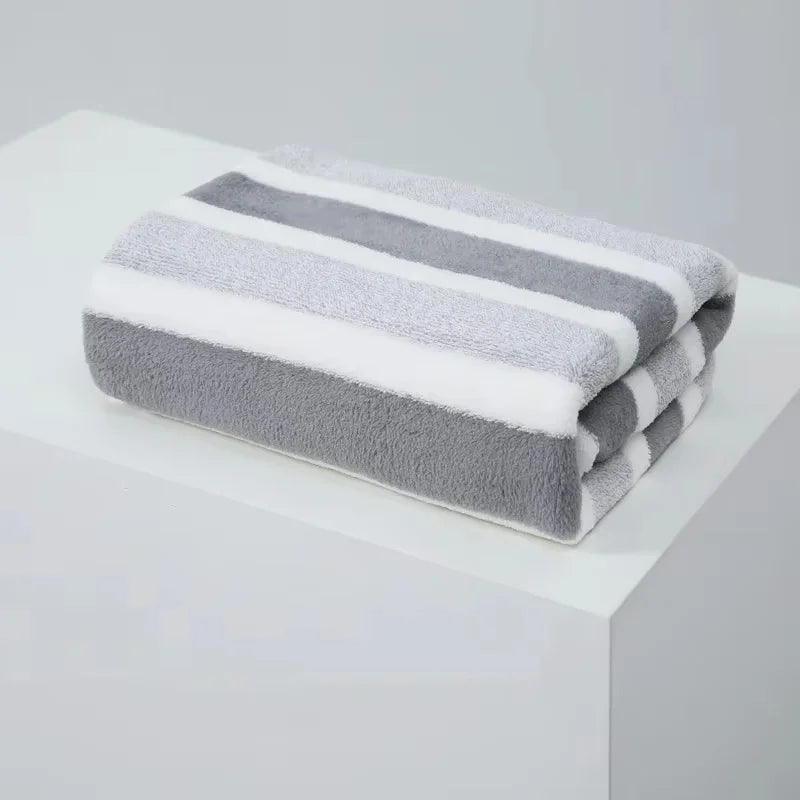 Bath Towel Washcloth Cotton Towel Solid Color Soft Absorbent Towels Multipurpose Use For Hotel Bathroom