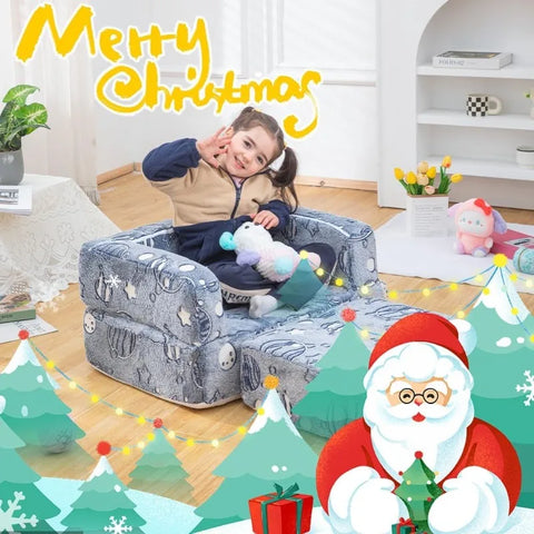 Kids Nugget Play Couch 3-in-1 Modular Toddler Couch Baby Couch Foam Armchair Children Convertible Sectional Sofa