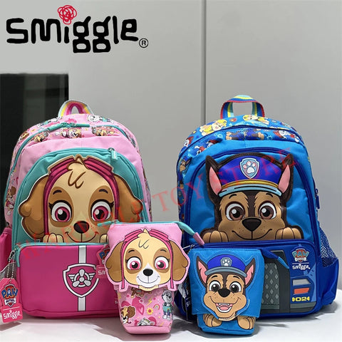 Australia Smiggle Cartoon PAW Patrol Series Children School Bag Wallet Pencil Bag Lunch Bag Water Cup AnimeBackpack Student Gift