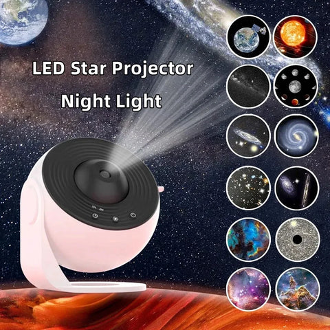 13 in 1 Star Projector, Night Light Galaxy Projector Starry Sky Projector 360° Rotate Planetarium Lamp For Kids Bedroom Deco ﻿