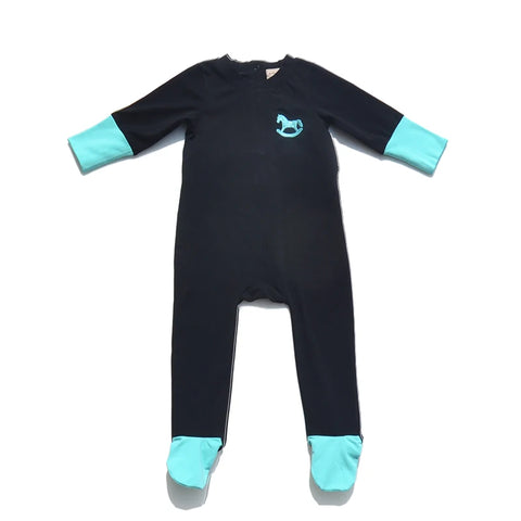 Ali-Plus Kids Embroidery Cotton Collection Family Matches Clothing Girl Boy Pajamas Baby Tight Fitted Patchwork Stretchy Rompers