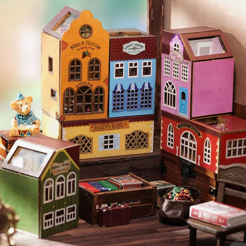 Doll House Miniature 3D Puzzle Toys For Children Handmade Assembly Models For Girls Teenagers And Boys 12+Birthday Gifts