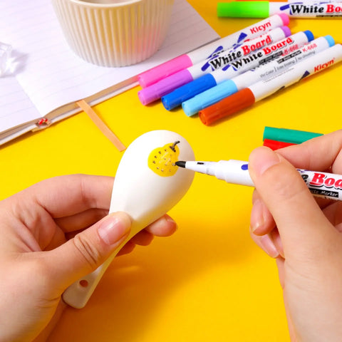 Montessori Magical Water Floating Student Painting Brush  Whiteboard Markers Pen Suspension Kids Educational Painting Pen Toys