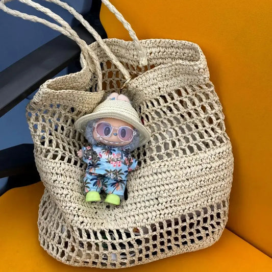 Hawaii Summer Beach Style Clothes For labubu 3.0 v1/v2/v3 clothes outfits For Ropa labubu Doll Clothes Accessories