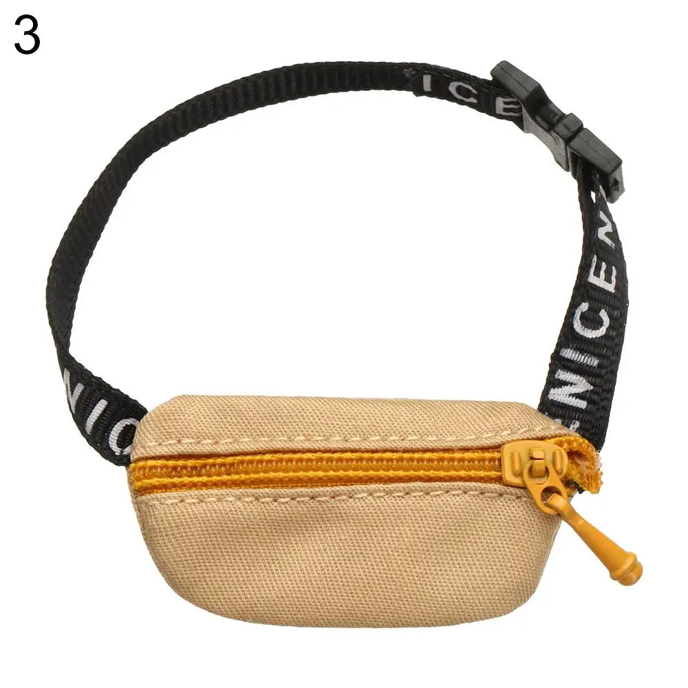 Fashion Handmand Doll Belt Bag For 1/11 OB11 Dolls DIY Doll Toys Backpack 1/6 1/8 1/12 BJD Dolls Bag Accessories