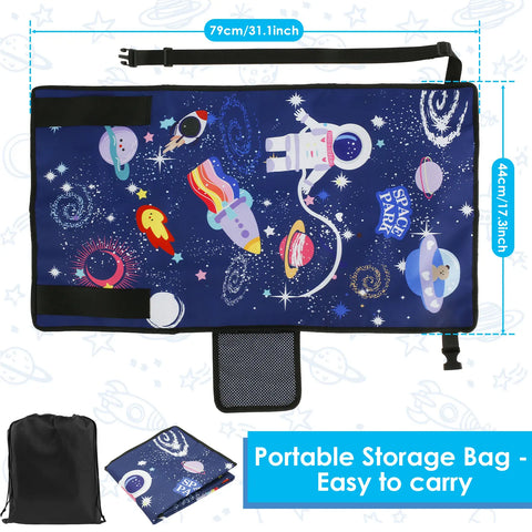 Kids Travel Airplane Bed With Storage Bag Portable Baby Airplane Car Seat Extender Leg Rest Hammock for Children Travel New