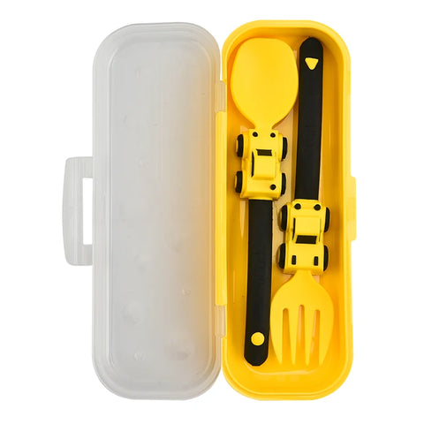 Mother Kids Things for Baby Complementary Feeding Utensils Children's Dishware Babies Cutlery Spoon Tableware Fork Stuff Solid