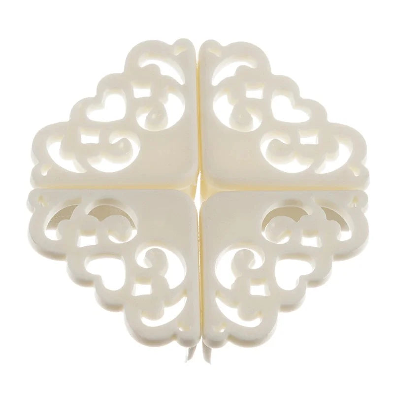 4Pcs/lot Hollow Out Flower Pattern Soft Baby Safe Corner Protector Baby Kids Table Desk Corner Guard Children Safety Edge Guards