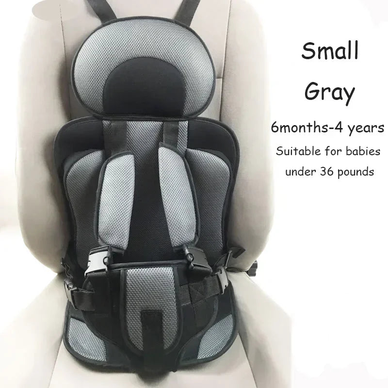 Adjustable Child Safety Seat Mat for Baby Car Seat – Soft and Breathable Chair Pad for Kids 6 Months to 12 Years Old