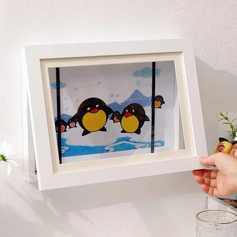 Magnetic Flip Photo Frame Oil Painting Storage A4 Children Art Photo Frame Decoration Works Storage Photo Frame Home Decoration