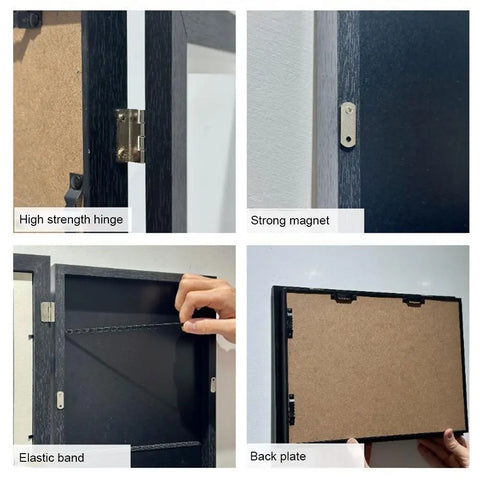 A4/A6 Children Art Frame Wooden Replaceable Photo Display for Poster Photo Drawing Paintings Pictures Display Home Decoration