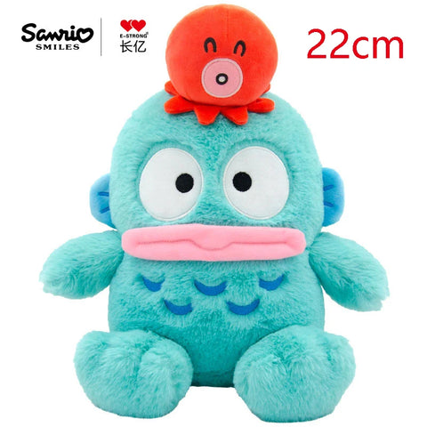 100% Genuine Sanrio Hangyodon Cartoon Plush Toy Hanton Plush Dolls Throw Pillow Birthday Gift Kids Friends Halloween Decoration