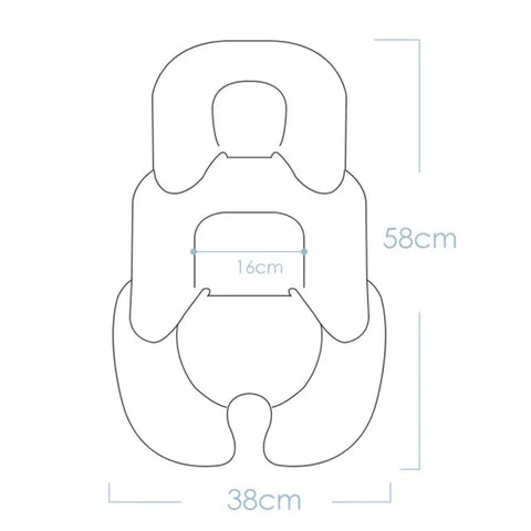 Baby Stroller Seat Pad Universal Multifunctional Double Sided Baby Car Seat Cushion Kids Cart Mattress Mat Stroller Accessories