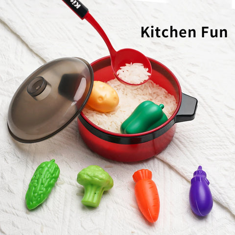 Children's simulated high-simulation details cooking toys, home school use chef pretend play set suitable for 3 4 5 years old bo