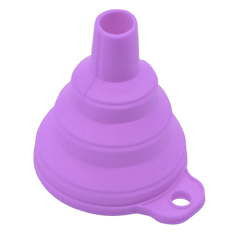 mini Foldable Funnel Silicone Collapsible Portable Funnels for Fuel Hopper Beer Oil Kitchen Accessories Tools  Items